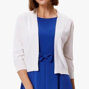 Grace Karin 3/4 Sleeve Cropped Open Cardigan